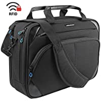 KROSER Bandolera para Portátil 15-6&quot- Maletín Bolso de Mensajero Hidrófugo Caja de Ordenador Maletín Durable Funda para…